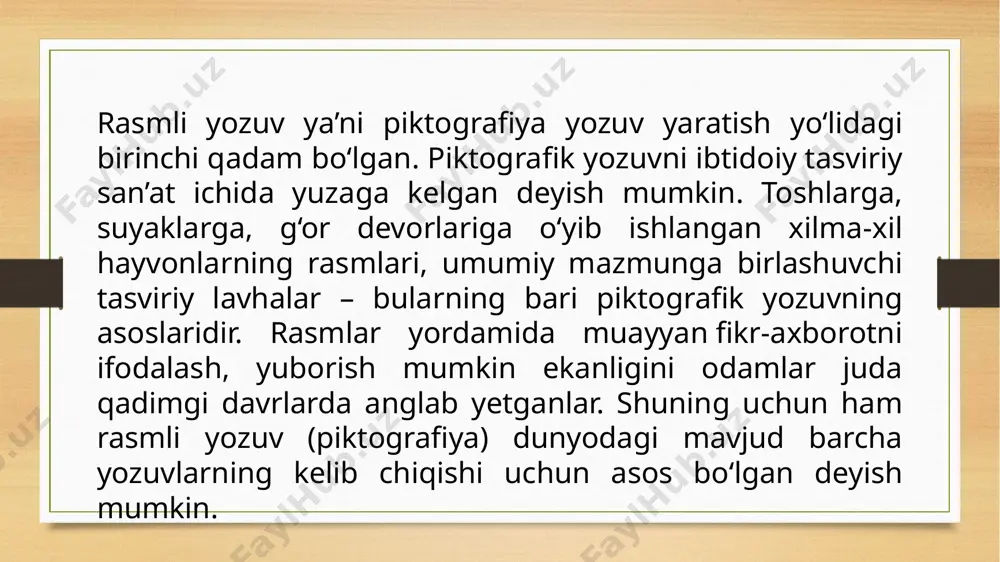 yozuvni kim ixtiro qilgan 1-soat - Page 3