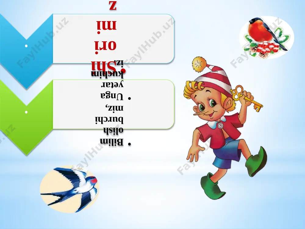 isalari tasvirlangan ? ? ? ? ? svetofor chiroqlari orqali baholaymiz a`lo yaxshi qoniqarli uy vazifa: she’rni yod olib, savollarga javob yozib kelish. image1.jpeg image2.jpeg image3.png image6.jpeg image4.png image5.jpeg image9.png image7.png image8.png image10.jpeg image11.png image12.jpeg image13.png image14.png image15.jpeg image16.jpeg image17.jpeg image18.png image19.jpeg image20.png image21.png image22.png