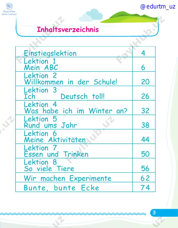staben äu ie 1. schreib die buchstaben und die wörter. äu ie mäuse ziege biene 2. trenne die wörter und schreib. bärmäuse ziegeschlüsselpapageik äseeis bäumelö webieneeulebürsteeurolöwe @edurtm_uz 18 stunde 13. buchstaben ch ck tz tch 1. schreib die buchstaben und die wörter. ch ck tz tsch drache rock kutsche katze 2. lies die wörter und markiere ch ck tz tsch. drachen mütze katze rucksack rock ketschup kutschebuchsechs acht deutschmädchen kuchen @edurtm_uz 19 stunde 14. buchstaben sch, sp, st 1. schreib die buchstaben und die wörter. sch sp st schaf spitzer stern 2. trenne die wörter mit sch sp st. s c h e r e d r a c h e n s c h a f k a t z e s p a t z r o c k s p i t z e r k u c h e n s t e r n s …