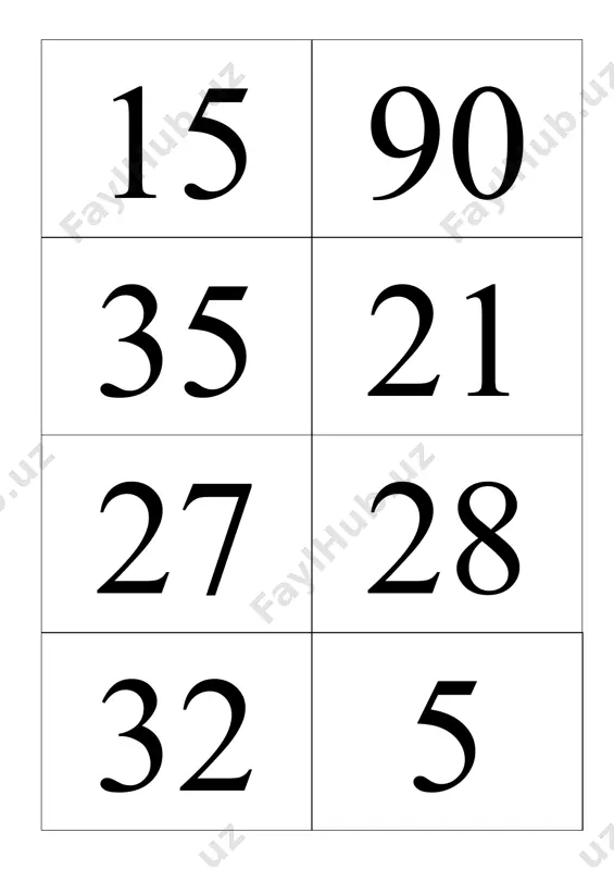 2-turga mansub kartochkalar - Page 3