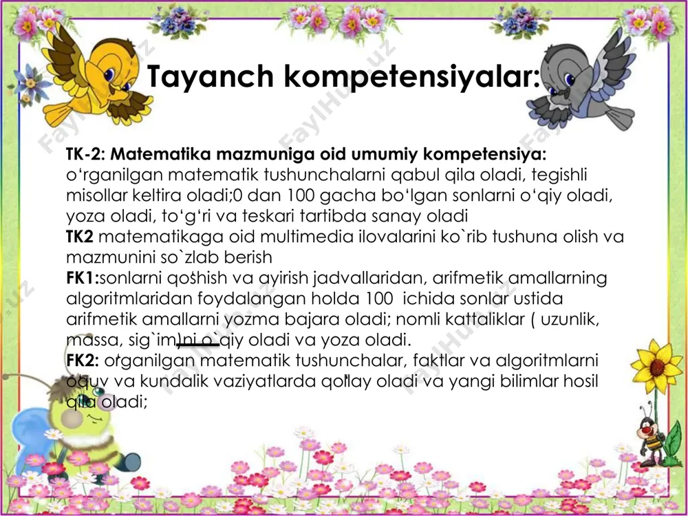 http://smayli.ru/smile/cveta-1213.html http://smayli.ru/smile/cveta-1213.html http://smayli.ru/smile/cveta-1213.html http://smayli.ru/smile/cveta-1213.html http://smayli.ru/smile/cveta-1213.html http://smayli.ru/smile/cveta-1213.html http://smayli.ru/smile/cveta-1213.html http://smayli.ru/smile/cveta-1213.html http://smayli.ru/smile/cveta-1213.html http://smayli.ru/smile/cveta-1213.html http://smayli.ru/smile/cveta-1213.html http://smayli.ru/smile/cveta-1213.html http://smayli.ru/smile/cveta-1213.html http://smayli.ru/smile/cveta-1213.html http://smayli.ru/smile/cveta-1213.html http://smayli.ru/smile/cveta-1213.html http://smayli.ru/smile/cveta-1213.html http://smayli.ru/smile/cveta-1213.html http://smayli.ru/smile/cveta-1213.html http://smayli.ru/smile/cveta-1213.html http://smayli.ru/smile/cveta-1213.html http://smayli.ru/smile/cveta-1213.html http://smayli.ru/smile/cveta-1213.html http://smayli.ru/smile/cveta-1213.html http://smayli.ru/smile/cveta-1213.html http://smayli.ru/smile/cveta-1213.html http://smayli.ru/smile/cveta-1213.html http://smayli.ru/smile/cveta-1213.html http://smayli.ru/smile/cveta-1213.html http://smayli.ru/smile/cveta-1213.html dasrning shiori • ilmdan yaxshiroq xazina bo’lmas • qo’lingdan kelgancha yig’a olsang bas istagan mavzuingizda ochiq dars taqdimotlar tayyorlab beramiz murojaat uchun telefon 97-845-09-09 telegram @secret_0909 guruhimiz : @fidoiy_ustozlar maqsadimiz • o’qib - o’rganamiz, ijod qilamiz, • shu ozod vatanni obod qilamiz fikrni to’liq bayon qilish vaqt dan unumli foydal anish intizomli va faol bo’lish yangiliklar sari intilish o’zgalar fikrini tinglash oltin qoidalar sayohat dars i – guruh “faol” iii – guruh “tadbirkor” guruhlarga bo’lish ii – guruh “mahorat” iv – guruh “iste’dod” guruhlarga topshiriq i guruh “zukolar” ii guruh “epchillar” iii guruh “chaqqonlar” 1 test 3 boshqotirma2 davom ettir guruhlarga topshiriq bilmasvoyning xatolarini toping 6 litr 42+3=44 35+4=40 27+3=40 50+7=58 64-60=5 20+30=60 30+20=60 56-5=52 60-3