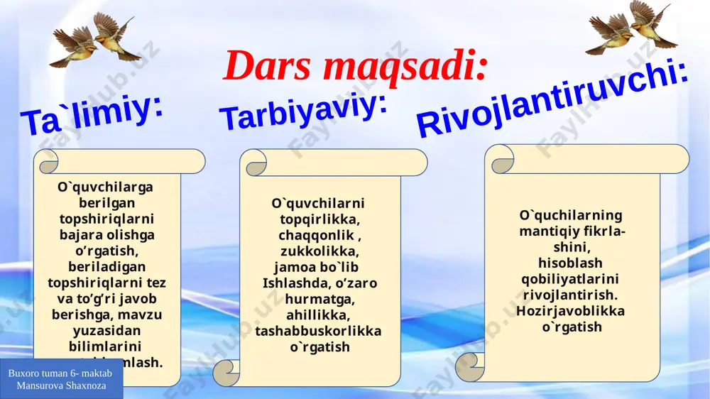 matematika ochiq dars semenar - Page 3