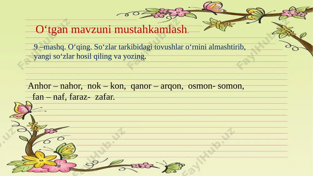 4-sinf ona tili 4-dars - Page 3