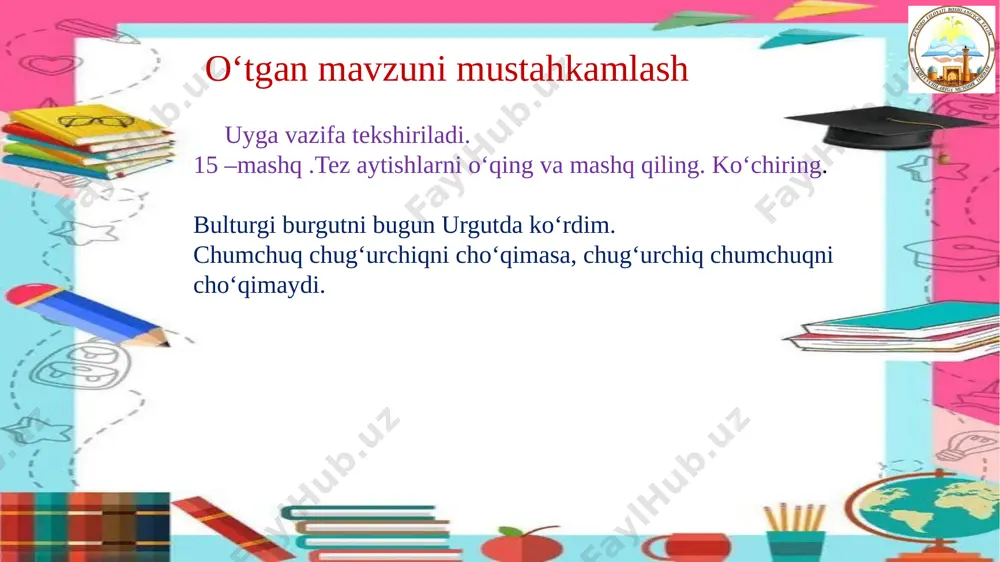 4-sinf ona tili 6-dars - Page 3