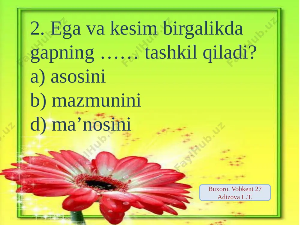ona tili 2-chorak test. - Page 3