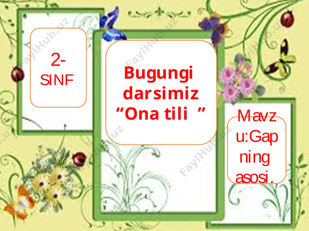 gapning asosi . gapda so'zlarning bog'lanishi - Page 3