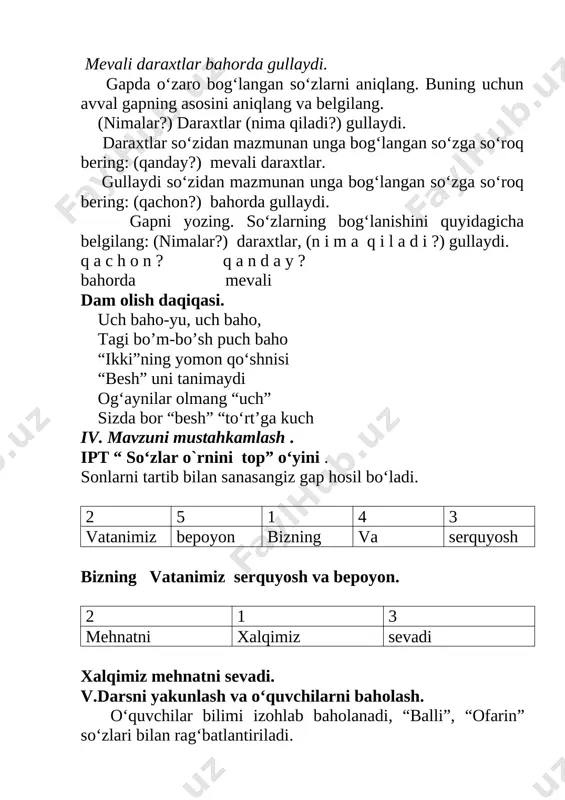 280-282-mashq. gapda so'zlarning bog;lanishi - Page 3