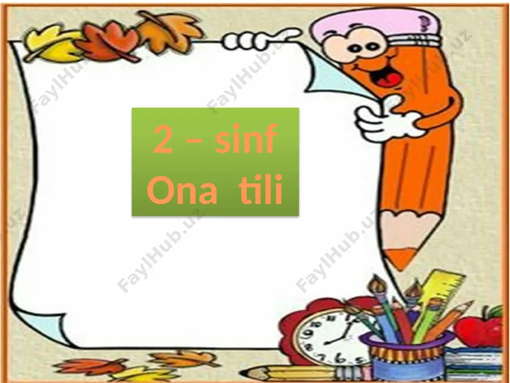 ona tili 2-sinf taqdimot - Page 3