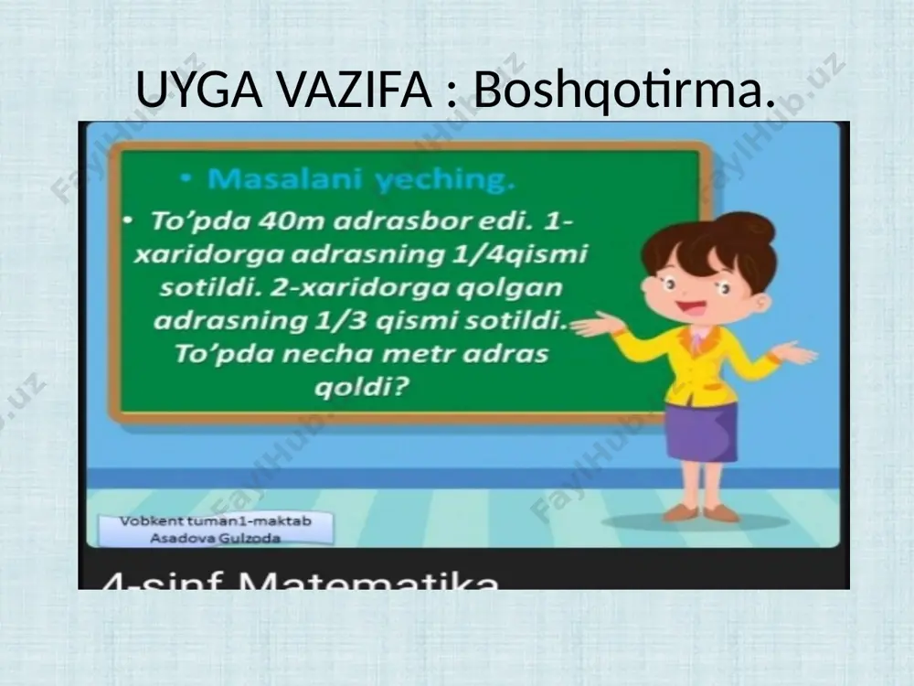 4-sinf matematika mavzu;takrorlash d.qayumova boshqotirma - Page 3
