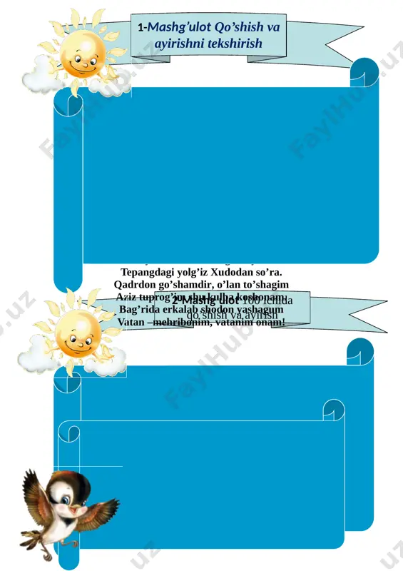 2-sinf togarak plan @yillik_konspekt kanali - Page 3