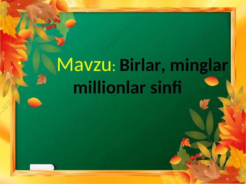 4 sinf matematika_birlar, minglar millionlar sinfi 1-chorak - Page 3