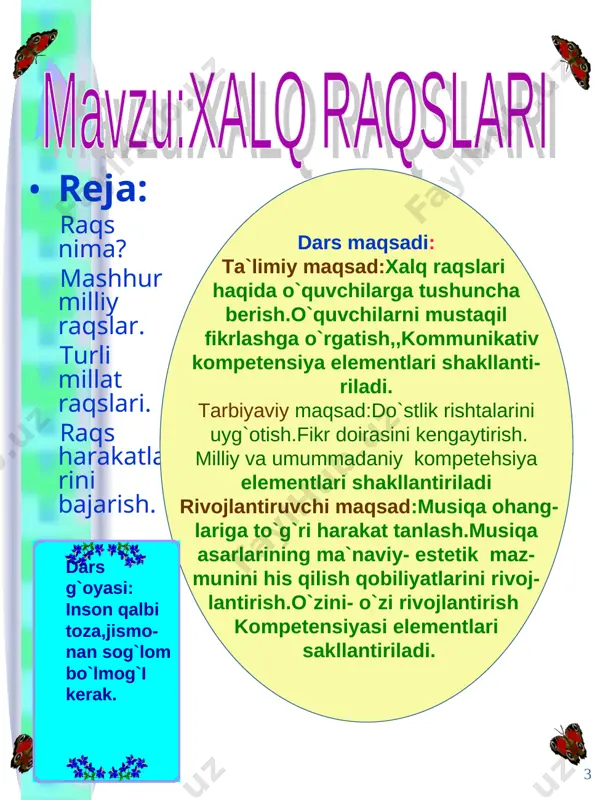 xalq raqslari slayd - Page 3