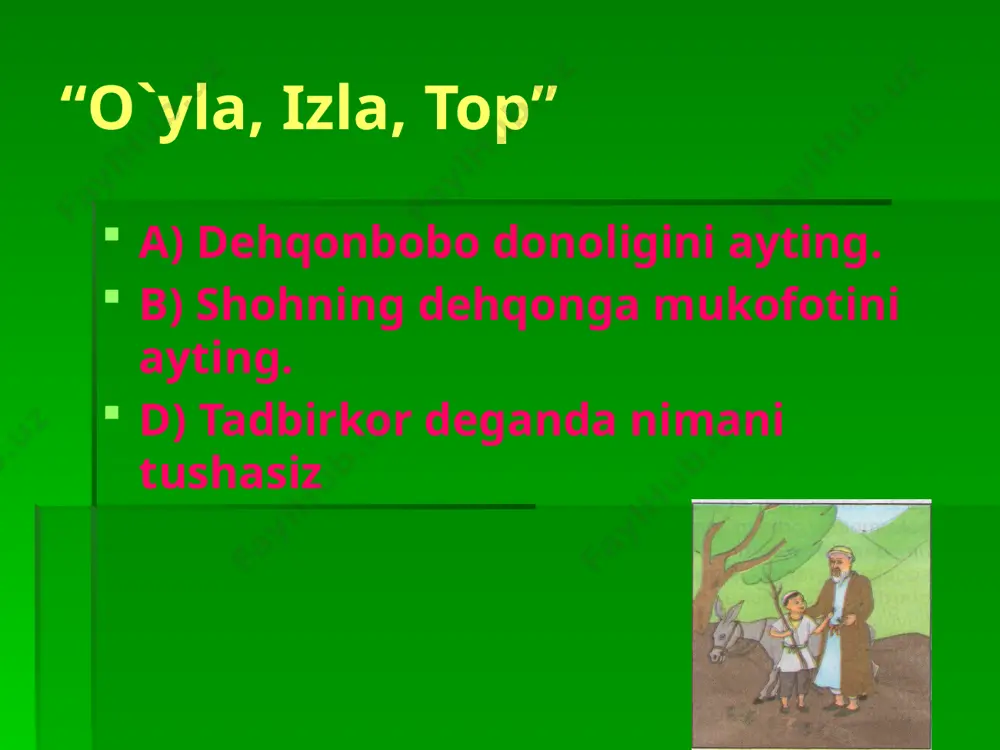 quyoncha va ayyor tulki - Page 3