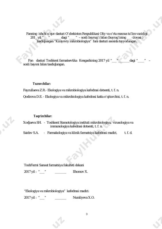 kalarini kurib chikadi. meditsina mikrobiologiyasi uz navbatda virusologiya, immunologiya sanitar mikrobiologiya, parazitologiya, mikologiya kabi bulimlarga bulinadi. xar bir bulimda o’zlariga tegishli bulgan muammolarini urganadilar. mikrobiologiya, virusologiya va immunologiyaning muvoffakiyatlaridan biri infektsion kasalliklarga akrshi kurash choralari aniklanganligidir. kasallikni uz vaktida aniklash, infektsiya manbaini zararsizlantirish, umumiy va maxsus profilaktika kilish, infektsion kasallikni xalkimiz orasida kamaytirishga va butunlay yuk kiilshga olib keladi. 1.2 tarixiy rivojlanish davrlari; mikrobiologiyaning rivojlanishida a.levengukning roli va uning mikrobiologiyaning rivojlanishi tarixida "morfologiya davriga" qo`shgan hissasi. mikrobiologiya rivojlanishining "fiziologiya" va "biokimyo" davrlari. paster, vinogradskiy va boshqalar ishlarining ahamiyati. mikroorganizmlar kashf etilmasdan oldin ham inson qattiq, vino tayyorlashda, navvoychilikda mikrobiologiya jarayonlaridan keng qo`llamda foydalanib kelgan. qadim zamonlardanoq shifokorlar va tabiatshunoslar ko`pgina yuqumli kasalliklarning kelib chiqish sabablarini izlay boshlagan. masalan, gippokrat (eramizdan oldingi 460-377 yillar), lukretsiy (95-50 yillarda) va o`sha davrning boshqa yirik olimlarning ishlarida, turli-tuman yuqumli kasalliklarning sababchisi tirik tabiatga bog`liq ekanligi ko`rsatilgan. o`rta osiyo xalqlari avvaldanoq chechak, moxov va boshqa …