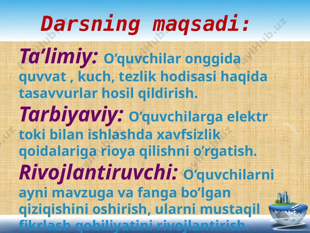 ‘quvchilarni baholash uyga vazifa: darslikdagi 46-mavzuni o'qish. mavzu oxiridagi savollarga javob topish va yozish. www.themegallery.com e’tiboringiz uchun rahmat!!! logo image9.png image10.png image11.jpeg image12.png image13.png image14.png image15.png image16.png image17.png image18.png image19.jpeg image20.emf image21.png image22.emf image23.png image24.png image25.jpeg image26.png image27.jpeg image28.jpeg image29.jpeg image30.jpeg image31.jpeg image1.jpeg image2.png image3.png image4.png image5.png image6.png image7.png image8.png