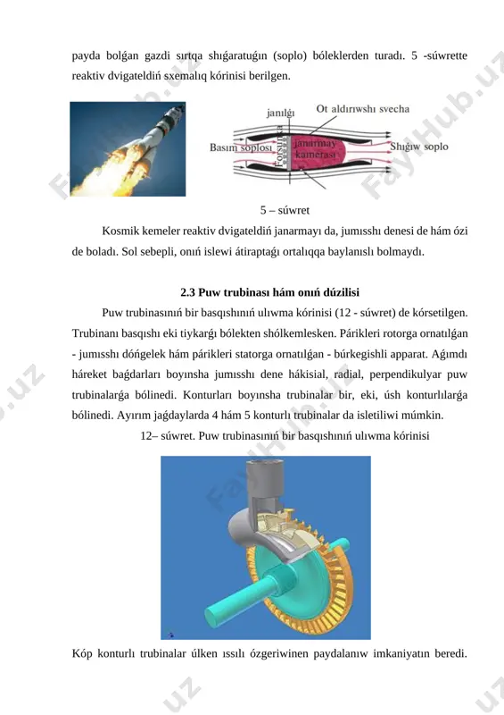 iyiy sharalardı nátiyjeni ámelde qollanıw etiw múmkin. bunda dáryalardan hám suw sistemalarınan keń paydalanıw múmkin. onıń ushın quramalı hám qımbat gidrotexnikalıq imarat qurıw shárt emes. kishi tipdagi gidroelektrostansiyalardan paydalanıw maqsetke muwapıq bolıp tabıladı. ótken asirning ortalarında orta aziya hám házirgi óz – ara birge islesiw mámleketlerinde kútá úlken gidrotexnikalıq imaratlar qurılıp olardan energiya alıw jolǵa qoyılǵan. sonıń ushın biz kishi tipdagi gidro eletr stansiyalardan paydalanıwda jańa ilimiy texnika jetiskenliklerinen paydalanıp emes bálkim áyyemgi suw imaratlarınıń islew prinsplarınan paydalanıwdı kózde tutıp atırmız. xxi asirde rawajlanıp atırǵan sanaat kóbirek hám keńlew elektr energiya talap etedi. bunday elektr energiyasın islep shıǵarıw ekologiyaǵa úlken tasir kórsetedi. alternativ energiya rezervlerin uzatıwda mashqalalar júzege keliwi tábiy. kishi tipindegi gidroelektrostansiyalardıń ádetdegisinen ayırmashılıǵı sonda onıń iri gidroelekrik imaratlardan bir qansha abzallıqları bar ekenligi maydanınan bul kishi tipdegi gidroelektrik imaratlardı usınıp atırmız. kishi tipdagi bunday imaratlardıń abzallıqları tutınıw deregine jaqın orında jaylastırıw múmkinshiligi bar ekenliginde bolıp tabıladı. bul tipdagi …