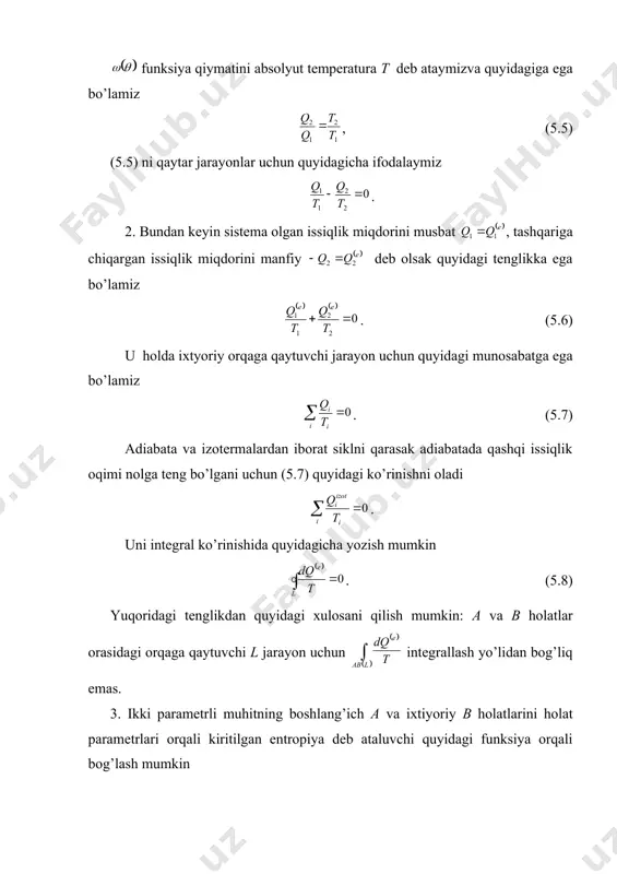 termodinamikaning ikkinchi boshlanishi - Page 4