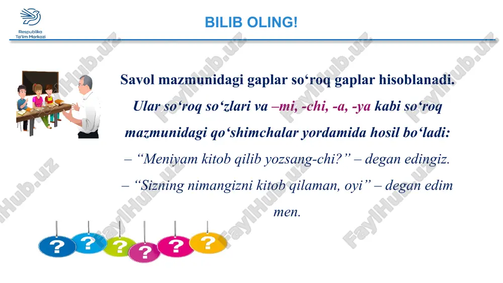 so‘roq belgisining ishlatilishi - Page 4