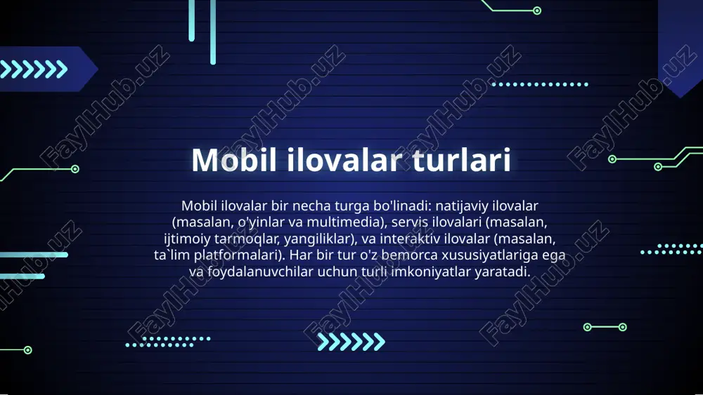 kirish mobil ilovalar ishlab chiqarish faniga - Page 4