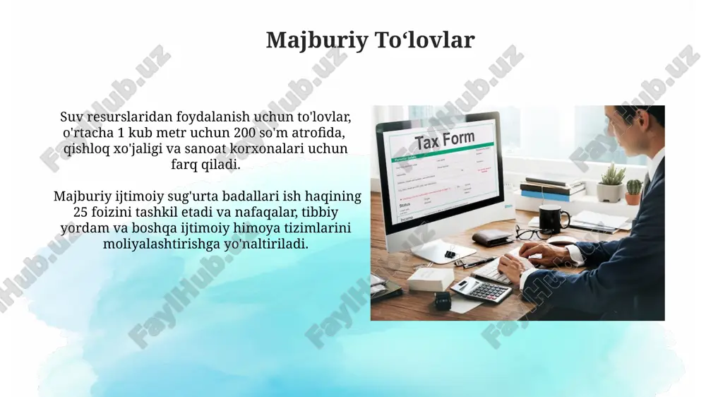 o'zbekistonda soliqlar va majburiy to'lovlar - Page 4