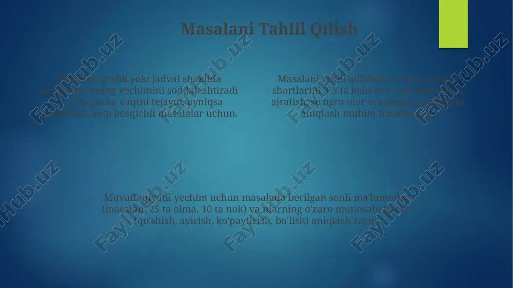 matnli masalalar va matnli masalalar yechish metodlari - Page 4