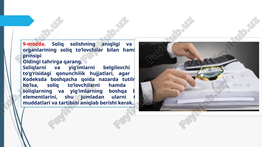 soliq qonunchilik prinsiplari - Page 4