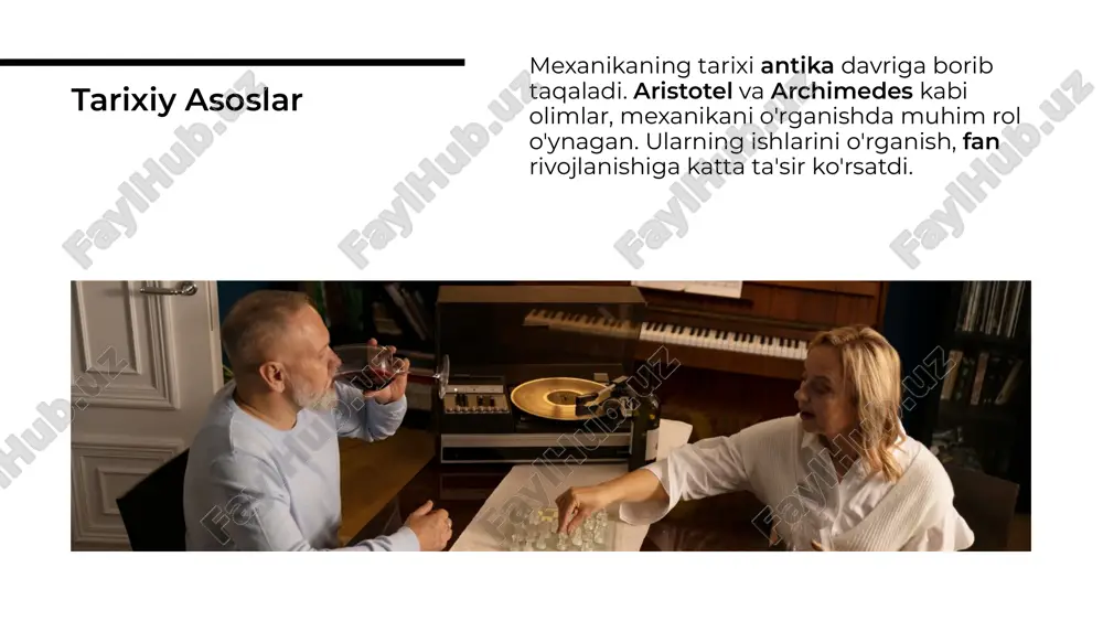 mexanika fanining mazmuni va uning kelib chiqish tarihi - Page 4