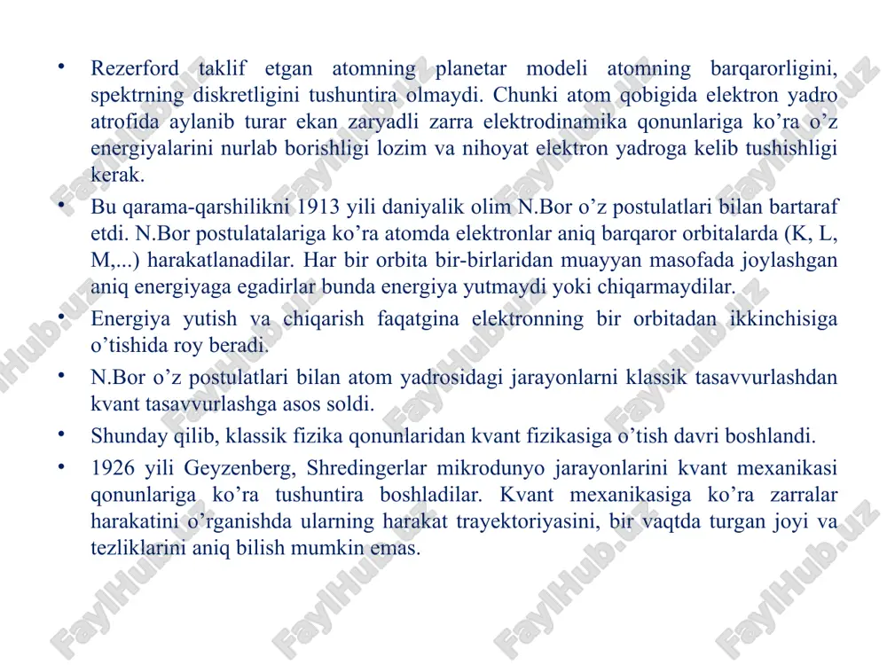 nergiyasidan tinchlik maqsadida foydalanish davrini boshlab berdi, hozirgi vaqtda yuzlab aes lar ishlab turibdi. 2 r eze z f a = ( ) ÷ ø ö ç è æ w ÷ ÷ ÷ ÷ ø ö ç ç ç ç è æ = 2 sin 2 1 2 16 4 2 2 2 2 0 0 q q a a d v m ze r d n n dn sonst sin d dn = ÷ ø ö ç è æ w 2 4 q