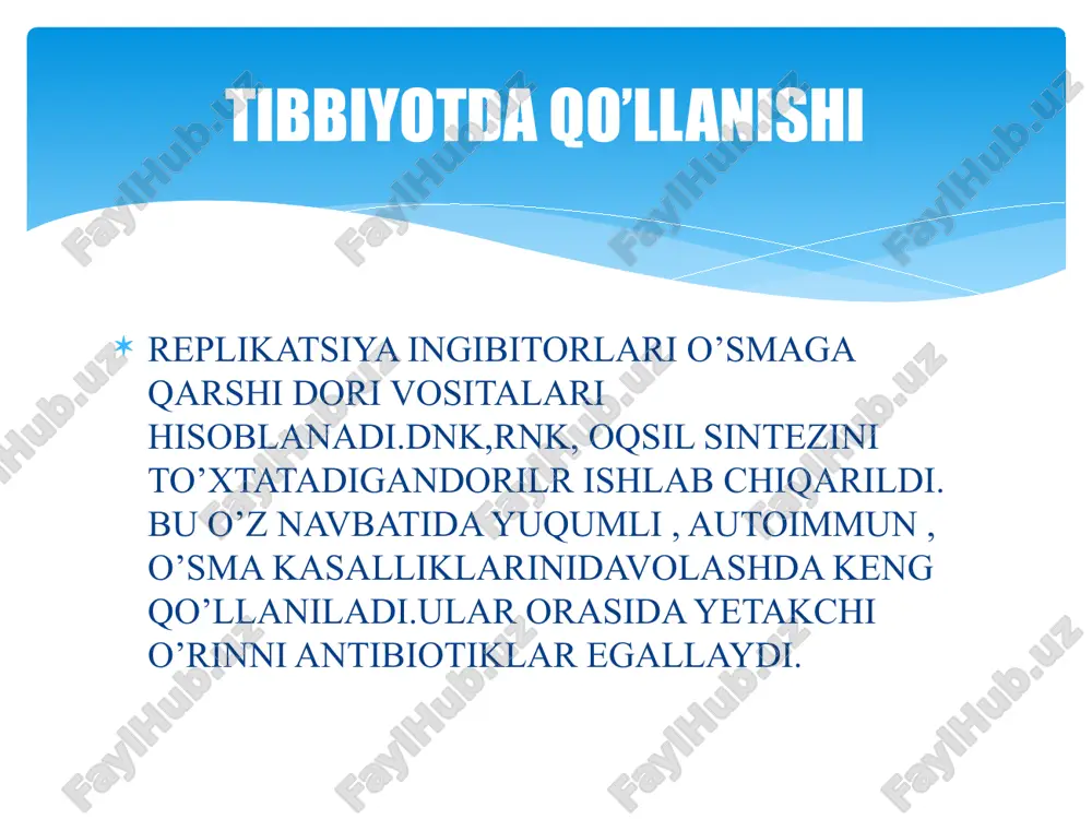 oqsil biosintezni to'xtatish üchun ingibitorlar - Page 4