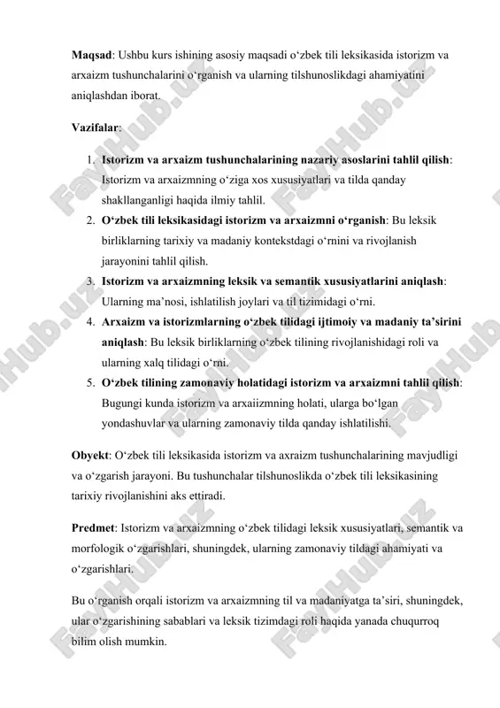 istorizm, o'z navbatida, tarixning o'ziga xos qonuniyatlarini, vaqti-vaqti bilan yuzaga kelgan ijtimoiy va siyosiy omillarni, ularning adabiyot va san'atlarga ta'sirini tahlil qilishda qo'llaniladi. istorizm tarixiy kontekstni tushunishda muhim vosita hisoblanadi. istorizmning xususiyatlari: · tarixiy tafakkur: istorizm tarixiy jarayonlarni va hodisalarni tushunishga, ularni o'rganishga qaratilgan yondashuvdir. · tarixiy va madaniy kontekstga e'tibor: istorizm o'ziga xos tarzda tarixiy o'zgarishlarni, ijtimoiy tuzumlarni va madaniyatning rivojlanishini tahlil qiladi. tarixiy kontekstda yozilgan asarlarni tahlil qilishda bu yondashuv muhim ahamiyatga ega. · hodisalarning tarixiy tabiatini anglash: istorizm hodisalarni va jarayonlarni ularning tarixiy, ijtimoiy va siyosiy manbalarini hisobga olgan holda talqin qilishga intiladi. bu usul ko'pincha tarixiy asarlarni yozish yoki tarixni adabiyotda ifodalashda ishlatiladi.[footnoteref:3] [3: mirziyoyev, shavkat. ma'naviyat va ma'rifat ] istorizmning adabiyotdagi o'rni: · adabiyotda istorizm tarixiy voqealarni tasvirlashda muhim rol o'ynaydi. tarixiy voqealar va qahramonlar haqida yozilgan asarlar ko'pincha istorizm yondashuvi orqali yaratilib, o'z davrining ijtimoiy va siyosiy muammolarini o'rganadi. · istorizm yordamida adabiyot tarixiy …