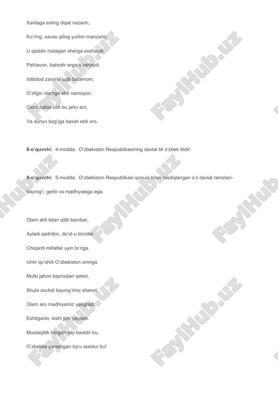 8-dekabr konstitutsiya kuniga bag’ishlangan tadbir senariysi - Page 4
