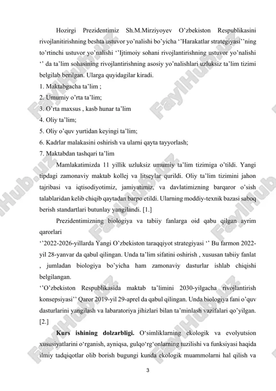 irish: gulqo‘rg‘onlarning ekologik va evolyutsion xususiyatlarini o‘rganish, changlanish va urug‘lanish jarayonlaridagi ta’sirlarni tushunish qishloq xo‘jaligi sohasida hosilni ko‘paytirish va sifatini oshirish uchun yangi imkoniyatlar yaratadi. changlanish samaradorligini oshirish orqali, o‘simliklar turining ko‘payishi va hosil olishning barqarorligi ta’minlanadi. 3. ekologik sharoitlarga moslashuv: gulqo‘rg‘onlarning ekologik sharoitlarga moslashishi va o‘simliklarning turli xil changlanish usullarini rivojlantirish jarayonlari, tabiiy muvozanatning saqlanishi uchun zarurdir. bu masalalar ayniqsa iqlim o‘zgarishlari va tabiatdagi boshqa o‘zgarishlarga moslashish uchun muhim ahamiyatga ega. gulqo‘rg‘onlar ekologik moslashuvlarni yaxshilash orqali o‘simliklarning turli sharoitlarga moslashuvini ta’minlaydi. 4. ekosistemalarni tiklash va boshqarish: o‘simliklarning changlanish jarayonlari va gulqo‘rg‘onlarning ekologik roli haqida chuqurroq tushuncha hosil qilish, ekosistemalarni tiklash va ularni boshqarish strategiyalarini ishlab chiqishda yordam beradi. bu, o‘z navbatida, tabiiy resurslarning barqarorligini ta’minlashga yordam beradi va ekologik xavf-xatarlarni kamaytirishga imkon yaratadi. 5. iqlim o‘zgarishlari va tabiatni muhofaza qilish: gulqo‘rg‘onlar va changlanish jarayonlari iqlim o‘zgarishlarining ta’siriga uchragan o‘simliklarning o‘sish va ko‘payish jarayonlariga ta’sir qiladi. gulqo‘rg‘onlarning o‘simliklarning ekologik tizimlaridagi …