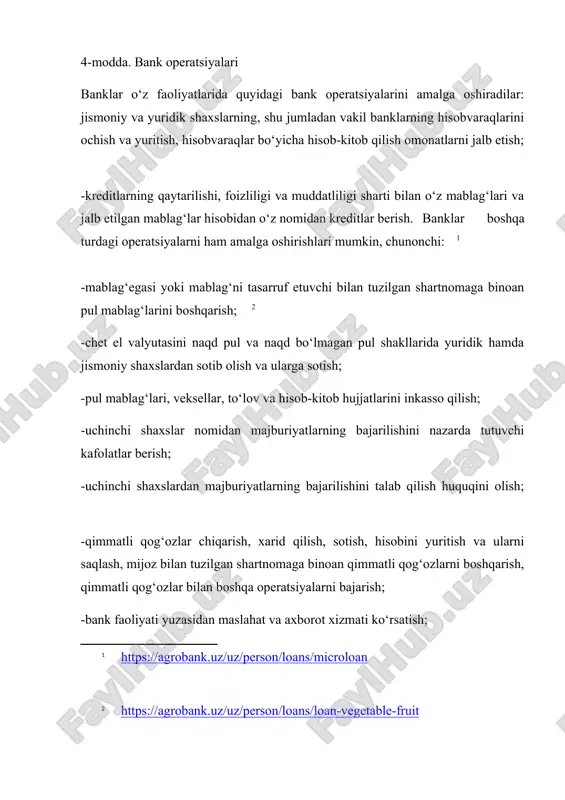 srdan boshlab angliyada, soʻngra boshqa mamlakatlarda yuzaga kela boshladi. shu davrdan boshlab bank kapital va tadbirkorlikni ishga solishning maxsus bir sohasiga aylandi. bankning koʻpayishi bilan ssuda kapitali kapitalning asosiy shakllaridan biri boʻlib qoldi. asta-sekin bank yiriklashib, ular bajaradigan operatsiyalar doirasi kengayib bordi. bank muomalaga xususiy veksellar oʻrnida ishlatiladigan kredit pullari — banknotlar (bank biletlari) chiqara boshladi. koʻpgina mamlakatlarda cheklar bilan amalga oshiriladigan naqd pulsiz hisob-kitoblar paydo boʻldi. kapitalizmning rivojlanishi bilan kredit va toʻlovlarda vositachilik vazifasini bajaradigan muassasalarga talab ortib bordi. bank boʻsh pul vositalarini yigʻib, ularni turli muddatlarga ssudaga berdi, ular korxonalarning joriy hisob varagʻini yuritib, korxonalar oʻrtasida oʻzaro hisob kitoblarni olib bordi. asta-sekin bank oʻrtasida eng yiriklari paydo boʻldi. ayniqsa, 19-asr oxiriga kelib bank ishlab chiqarishning konsentratsiyalanishi oqibatida bankning yiriklashuvi bank sonini qisqarishiga va bank monopoliyalarining vujudga kelishiga, ular oʻrtasida oʻzaro raqobat kurashining kuchayishiga sabab boʻldi. bank toʻlov va kredit operatsiyalarida vositachilik qilish bilan kifoyalanmay, sanoat korxonalari aksiyalarini sotib …