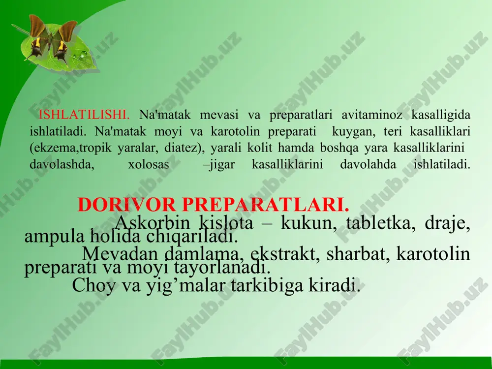 na'matak mevasi - vitaminlar - Page 4