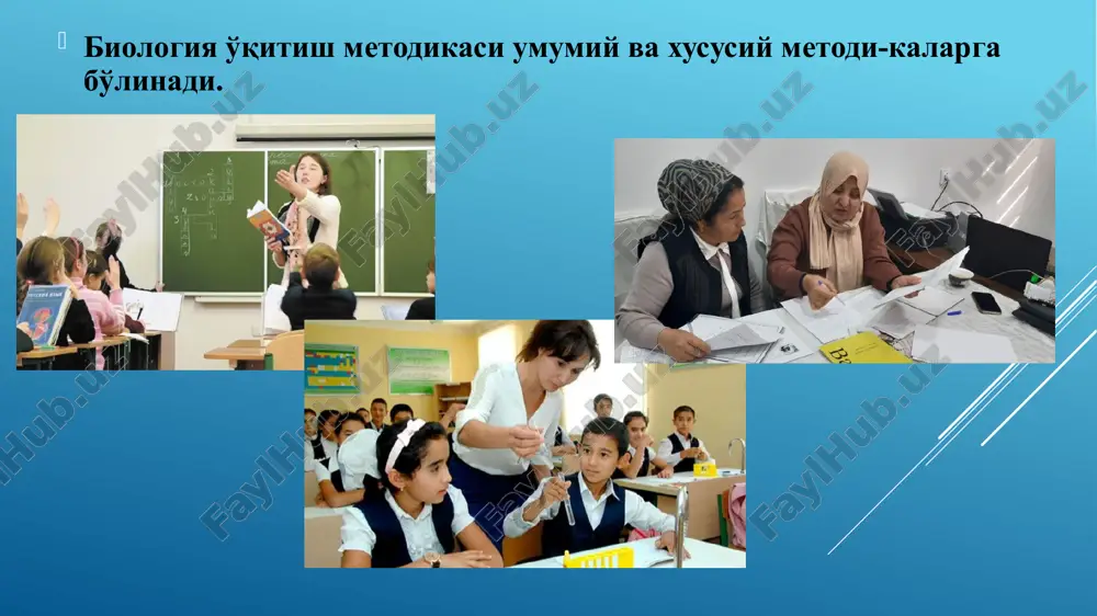 biologiya o'qitish metodikasi - Page 4