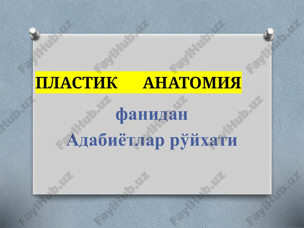 me1.xml ppt/media/image1.jpeg ppt/media/image2.jpeg ppt/media/image3.jpeg ppt/media/image4.png ppt/media/hdphoto1.wdp ppt/media/image41.jpeg ppt/tablestyles.xml ppt/viewprops.xml ppt/presprops.xml docprops/app.xml docprops/core.xml ppt/media/image10.png ppt/media/image11.png ppt/media/image12.png ppt/media/image13.png ppt/media/image14.png ppt/media/image22.png ppt/media/image31.png ppt/media/image44.png ppt/media/image46.png ppt/media/image47.png ppt/media/image5.png ppt/media/image54.png ppt/media/image6.png ppt/media/image66.png ppt/media/image7.png ppt/media/image8.png ppt/media/image9.png ppt/slides/_rels/slide44.xml.rels ppt/slides/slide19.xml ppt/slides/slide3.xml ppt/slides/slide31.xml ppt/slides/slide32.xml ppt/slides/slide44.xml ppt/slides/slide5.xml ppt/slides/slide6.xml [content_types].xml _rels/.rels docprops/custom.xml plastik anatomiya fani plastik anatomiya fani . uning maqsadi va vazifalari reja 1. plastik anatomiya to‘g’risida umumiy ma'lumotlar. 2. plastik anatomiya rivojlanishining asosiy bosqichlari (qadimgi misr, yunoniston, xitoy, rossiya). plastik anatomiya fanidan adabiyotlar r o'yxati uchebnoe posobie po distsipline «plasticheskaya anatomiya» prednaznacheno dlya realizatsii gosudarstvennix trebova­niy k minimumu soderjaniya i urovnyu podgotovki vipusknikov po spetsialnostyam srednego professionalnogo obrazovaniya 100116 «parikmaxerskoe iskusstvo», 100122 «prikladnaya estetika». obuchayushiysya v xode osvoeniya obsheprofessionalnoy distsiplini doljen: umet: - opredelyat proportsii golovi i litsa; - vipolnyat anatomicheskie zarisovki cherepa i golovi, zarisovki chastey golovi; znat: - stroenie oporno-dvigatelnogo apparata cheloveka i ego plastiku; - plasticheskie osobennosti vneshnosti: proportsii litsa i golovi, tipi konstitutsii, tipi teloslojeniya; - …