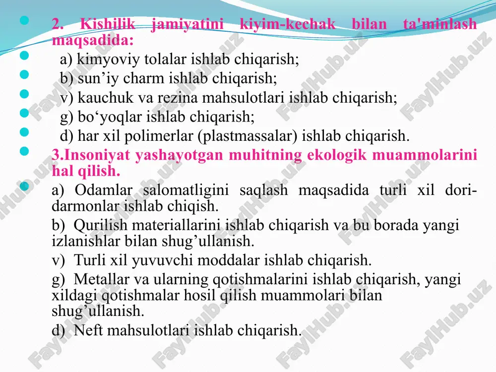miyati haqida tushuncha bering. materiya nima? modda va jism nima? fizik xodisalarga misollar keltiring. kimyoviy hodisalarga misol keltiring. oddiy moddalarga misollar keltiring. murakkab moddalar keltiring. atom - molekulyar ta'limotning mazmuni qanday? image2.png audio1.wav image3.wmf image4.wmf image5.gif image6.wmf image7.png image8.jpeg image9.jpeg nh 4 cl /docprops/thumbnail.jpeg
