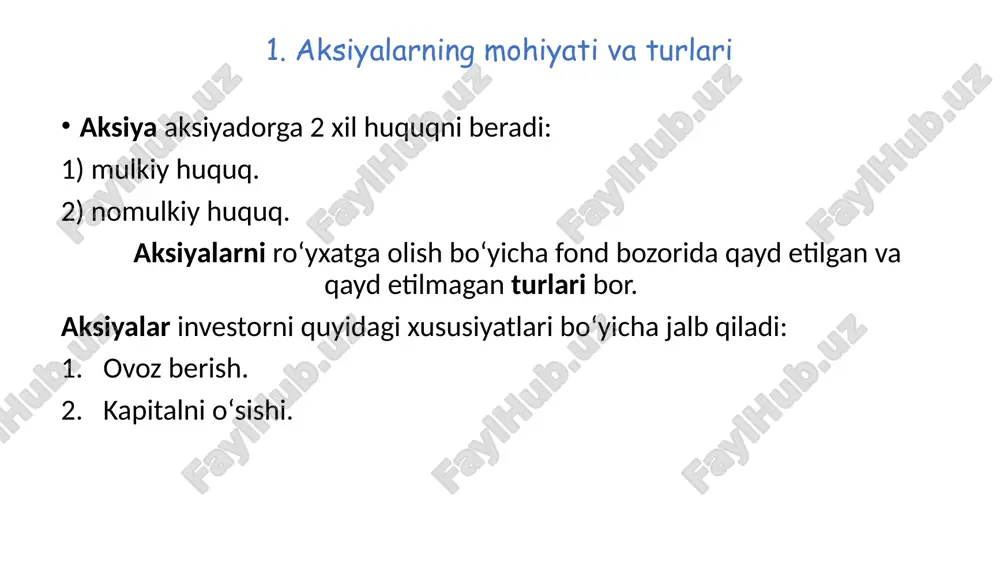aksiyaning daromadlilik darajasi = korxona daromadi / muomaladagi aksiyalar soni 10 000 000 / 100 000 = 100, demak 1 dona aksiyaning 1 yillik daromadlilik darajasi 100 so’mga teng. ushbu ma’lumotlar asosida biz p/e ko’rsatkichini aniqlab olamiz, ya’ni p/e = 1 birlik aksiyaning joriy narxi / aksiyaning daromadliligi p/e = 1000 / 100 = 10, ya’ni o’zgarmas sharoitda korxonaga kiritgan mablag’larimizni 10 yildan so’ng to’liq qoplashimiz mumkin bo’ladi. rossiya davlatida p/e ko’rsatkichi o’rtacha 8 ni, aqshda 15-20 ga yaqinni tashkil etsa normal holat hisoblanadi. ammo bu ko’rsatkichlar mutloq hisoblanmaydi, qaysi tarmoq ekanligi va qanday davrdaligigga bog’liq. masalan, so'nggi o'n yilliklar davomida s & p500 (standard & poor's 500 ta eng xaridorgir aksiyalar bozori) indeksiga kiritilgan aksiyalarning p/e qiymati taxminan 18 ni tashkil etdi. ko'rsatkichning tebranishlari 10 dan 35 gacha bo'lgan. 2022 yil aprel oyi holatiga davomida s & p500 texnologik kompaniyalarning p/e ko’rsatkichi o’rtacha 27,2 ni, xom-ashyo sohasida – 17,9 …