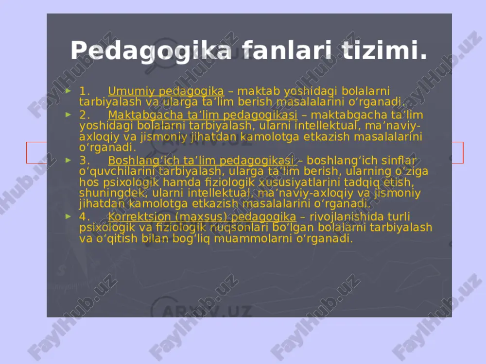 pedagogika fani va vazifalari - Page 4