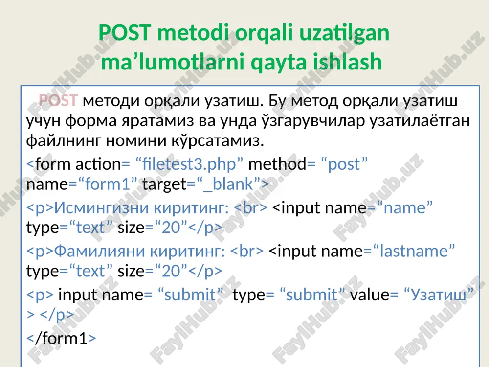 php tilini o'rganish uchun ma'lumotlar bazasini boshqarish - Page 4