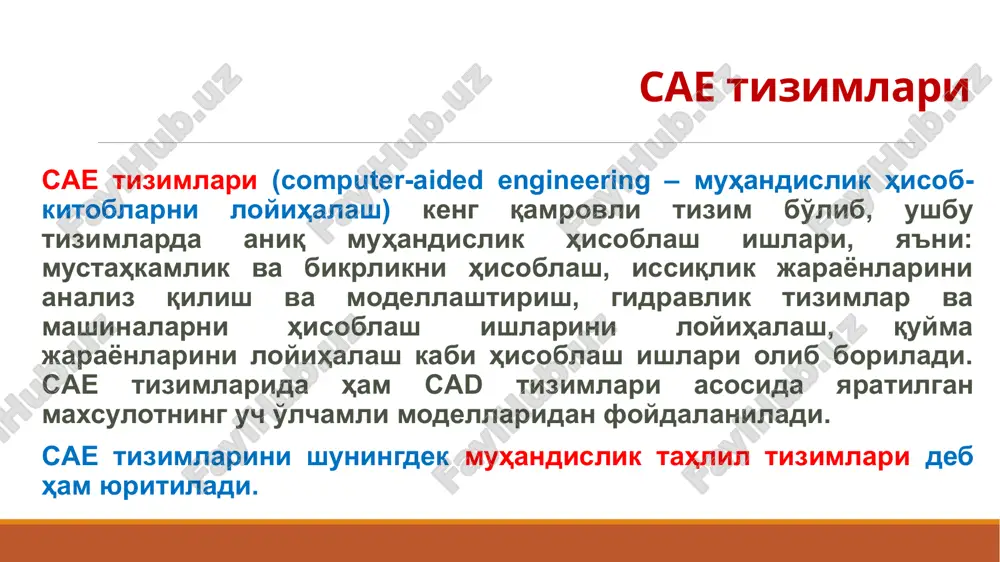 avtomatlashtirilgan loyihalash tizimlari (alt) - Page 4