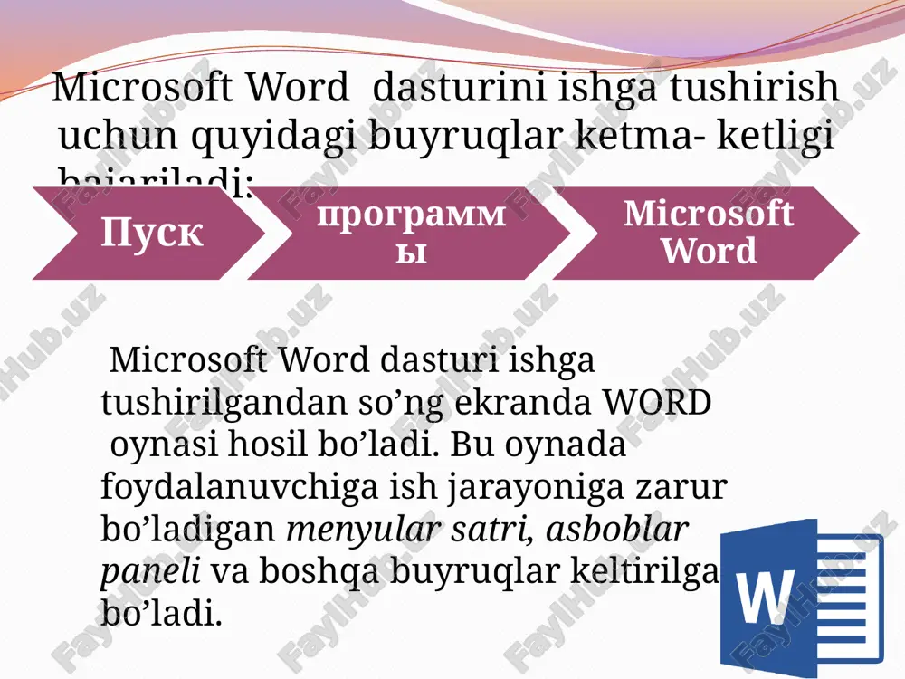 microsoft word dasturi - Page 4