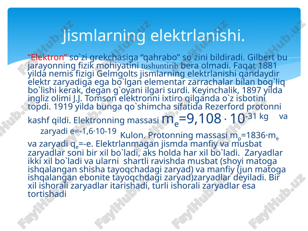 sial kuchlar ekan. potensiallar bir xil bo`lgan nuqtalardan iborat yuza yoki chiziq ekvipotensial sirt (yoki chiziq) deb ataladi. elektr maydon ikkita parametr bilan belgilanar ekan: maydon kuchlanganligi e va f potensial . e-vektor kattalik, f-esa skalyar kattalikdir. e va f o’rtasidagi bog`lanish elaktr maydon xarakteristikalari image3.png image13.png image14.png image15.jpeg image16.png image17.png image18.png image19.png image20.png image21.png image22.png image23.wmf image24.wmf oleobject1.bin oleobject2.bin image25.png image26.jpeg image27.jpeg image28.jpeg image29.jpeg image2.png image9.jpeg image10.png q a = 0 j kl j v 1 1 1 = /docprops/thumbnail.jpeg