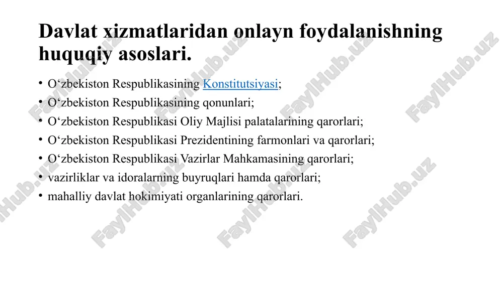 davlat xizmatlaridan onlayn foydalanish imkoniyatlari - Page 4