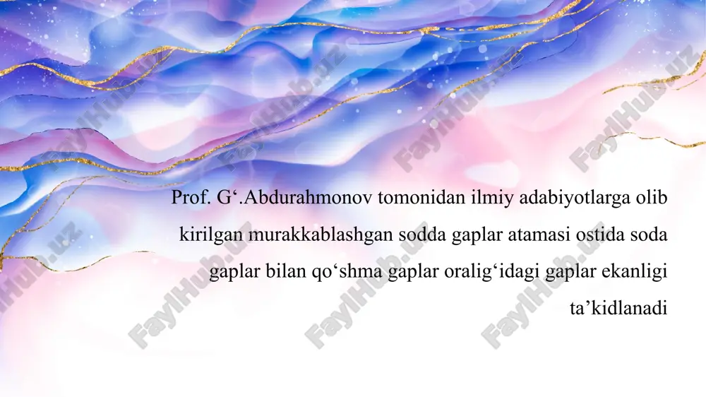 kirishlar subyektiv munosabatni ifodalaydi. gap ifodalagan sintaktik vaziyat yoki uning unsuri bilan so‘zlovchi o‘rtasida qanday munsoabat mavjudligiga ko‘ra subyektiv munosabatni yana ikkiga ajratish mumkin 1) undash (vokativ) munosabati; 2) modal munosabat undash munosabati so‘zlovchi nutq jarayonida ma’lum voqelik haqida axborot berish davomida tinglovchining diqqatini shu axborotga jalb qilgisi, yoki bu axborotga qo‘shimcha ravishda tinglovchiga o‘zining ma’lum subyektiv munosabatini ifodalagisi kelib qolishi mumkin. ana shunday munosabat undash munosabati sanaladi. undash munosabati mavjud bo‘lgan gap mazmunan murakkablashadi. obyektiv mazmunga – diktumga subyektiv mazmun, so‘zlovchining undash munosabati qo‘shiladi. masalan: amma, robi opam qachon keladilar? (o‘. hoshimov ) title here 01 02 05 04 03 06 undash munosabati ham bir necha semalarni ichiga olgan murakkab butunlik sanaladi. undash semasi: xo‘p, ustoz, boraman, hozircha xayr kesatiq semasi: arpangizni xom o‘ribmizmi, boy? do‘q-po‘pisa semasi: hoy zumrashalar, to‘xta! qarg‘ash semasi: he haromilar, nima qilib qo‘ydilaring undalmali gaplarda subyektlar miqdori ham kengayadi: obyektiv vaziyatdagi muayyan harakatni yuzaga chiqaruvchi …