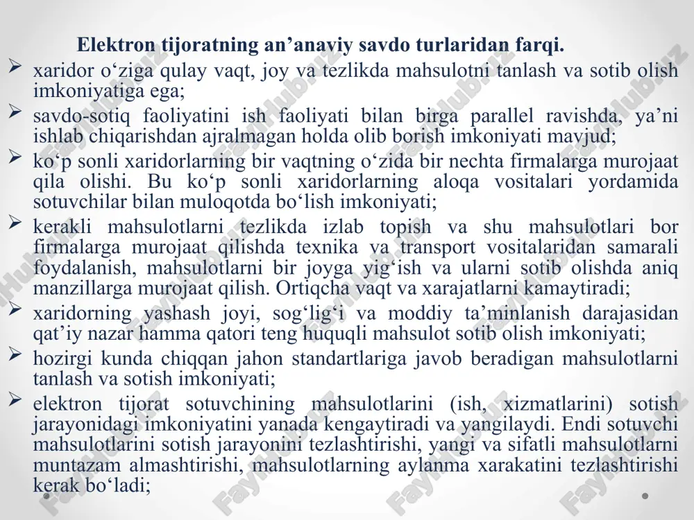 shi imkoniyatiga ega bo‘ladi. mobil internet xizmatidan foydalanish uchun maxsus simsiz modem qurilmasi yoki ushbu xizmat yoqtirilgan mobil telefon bo‘lishi kerak. 12 mobil pochta - internet resurslaridan foydalangan holda abonentning mobil telefoni orqali shaxsiy elektron pochta xizmatidan foydalanish imkoniyati. bunda internet tarmog‘i yordamida oddiy elektron pochta xizmatidan foydalish kabi mobil telefonlar yoki boshqa mobil aloqa vositalari orqali ixtiyoriy vaqtda ixtiyoriy joyda elektron pochta xizmatidan foydalanish, ya’ni pochta xabarlarini olish, o‘qish va javob yo‘llash mumkin. mobil aloqa vositalari: hozirgi kunda mobil telefonlarning va boshqa mobil aloqa vositalarining shunaqa turlari ishlab chiqarilmoqda-ki, bular vazifalari jihatidan personal kompyuterdan qolishmaydi. bunday mobil aloqa vositalari yordamida hujjatlar bilan ishlash, musiqa tinglash, videoklip tomosha qilish, o‘yinlar o‘ynash, hatto radioeshittirish va televideniedan ham bahramand bo‘lish mumkin. smartfon (smartphone) inglizchadan tarjima qilinganda “aqlli telefon” ma’nosini anglatadi. funksionalligi jihatidan cho‘ntak shaxsiy kompyuteriga yaqin bo‘lgan mobil telefon. bunda cho‘ntak kompyuterining barcha vazifalari mujassamlangan. iphone - to‘rt diapazonli multimediyali smartfonlar lineykasi. …