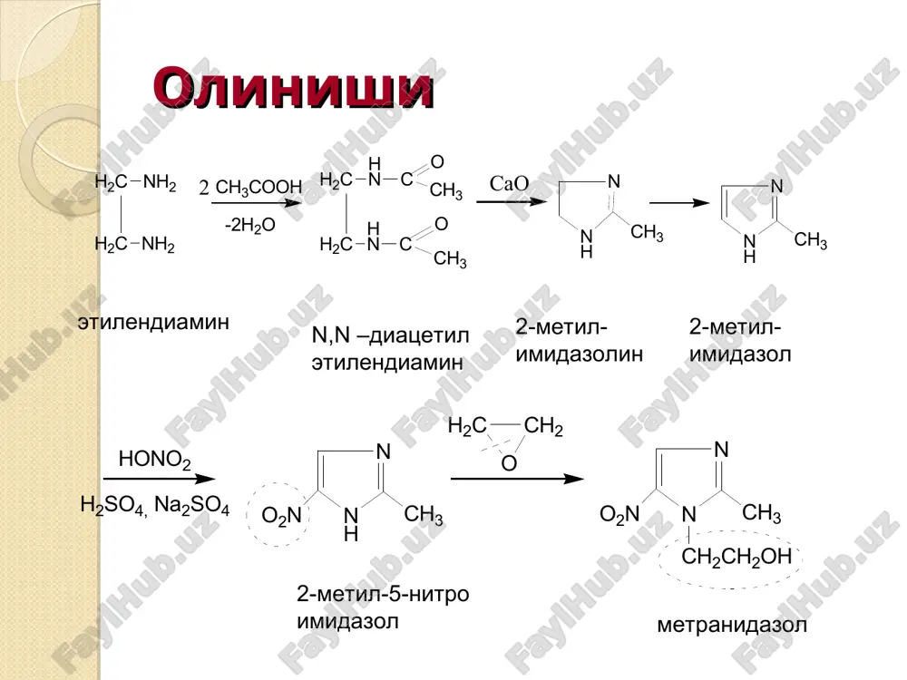 imidazol va imidazolin xosilalari taxlili - Page 4