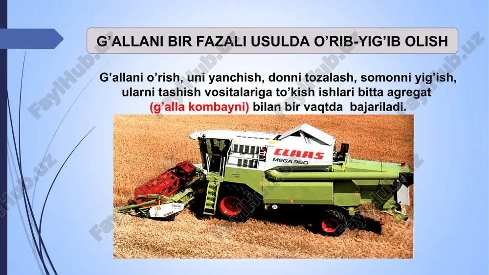 g’alla o’rish yig’ishva don tozalash mashinalari - Page 4
