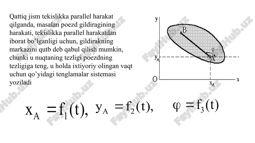qattiq jismning tekislikka parallel harakati - Page 4