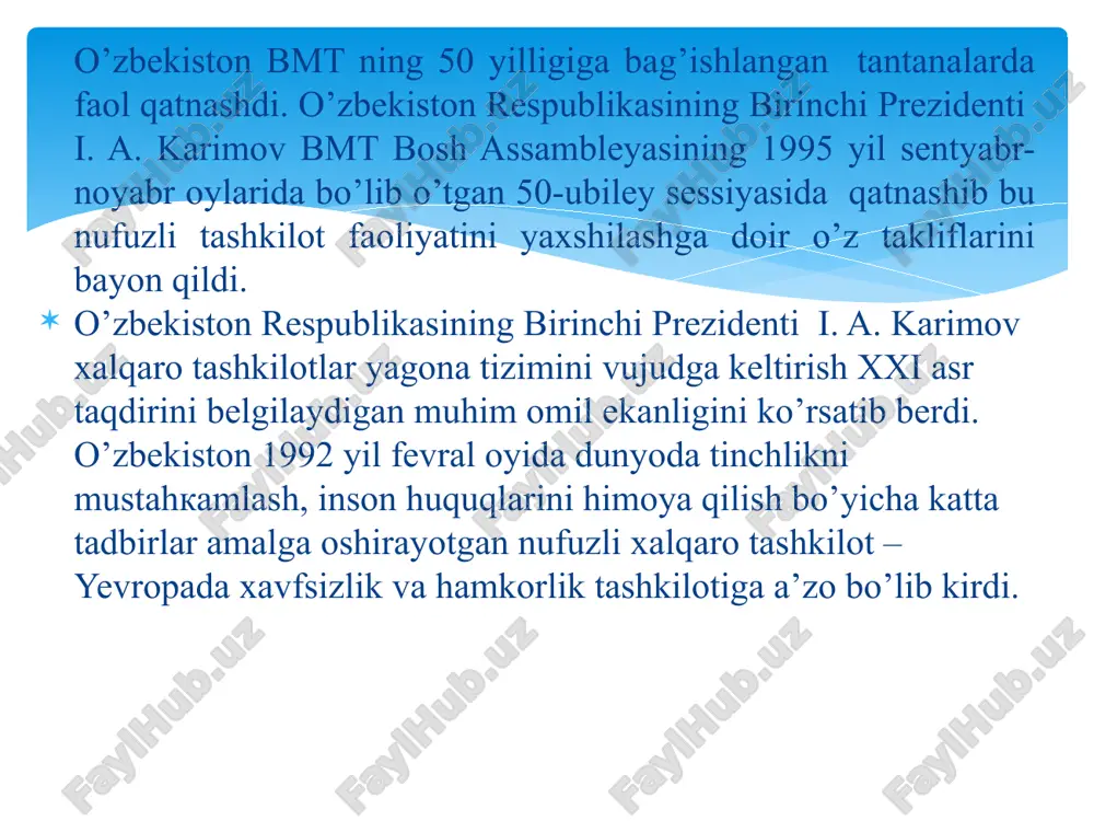 o'zbekiston va jahon hamjamiyati - Page 4